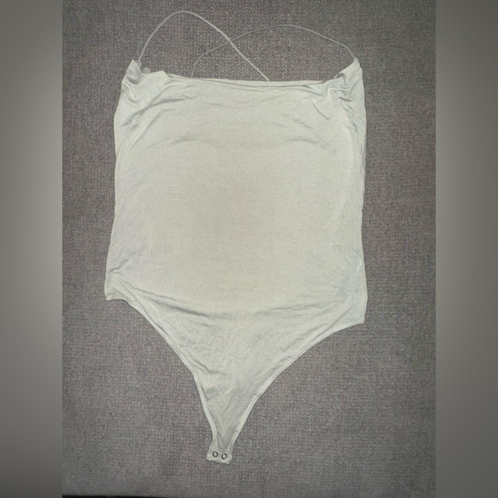 Abercrombie & Fitch Drapey Cowl Neck Bodysuit